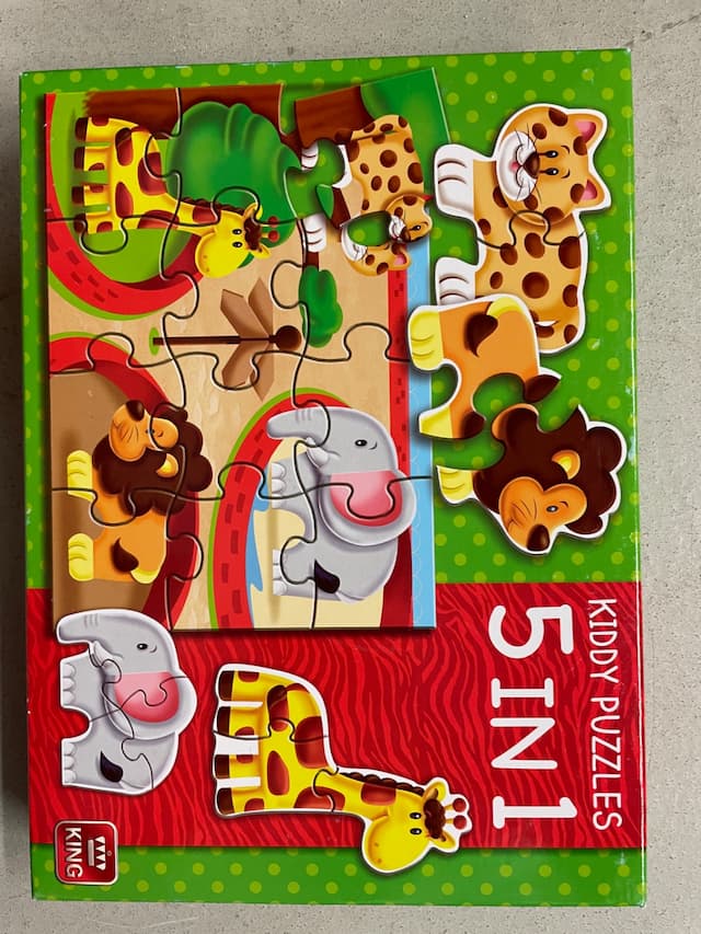 Puzzle for kids / Дитячий пазл «Тварини»